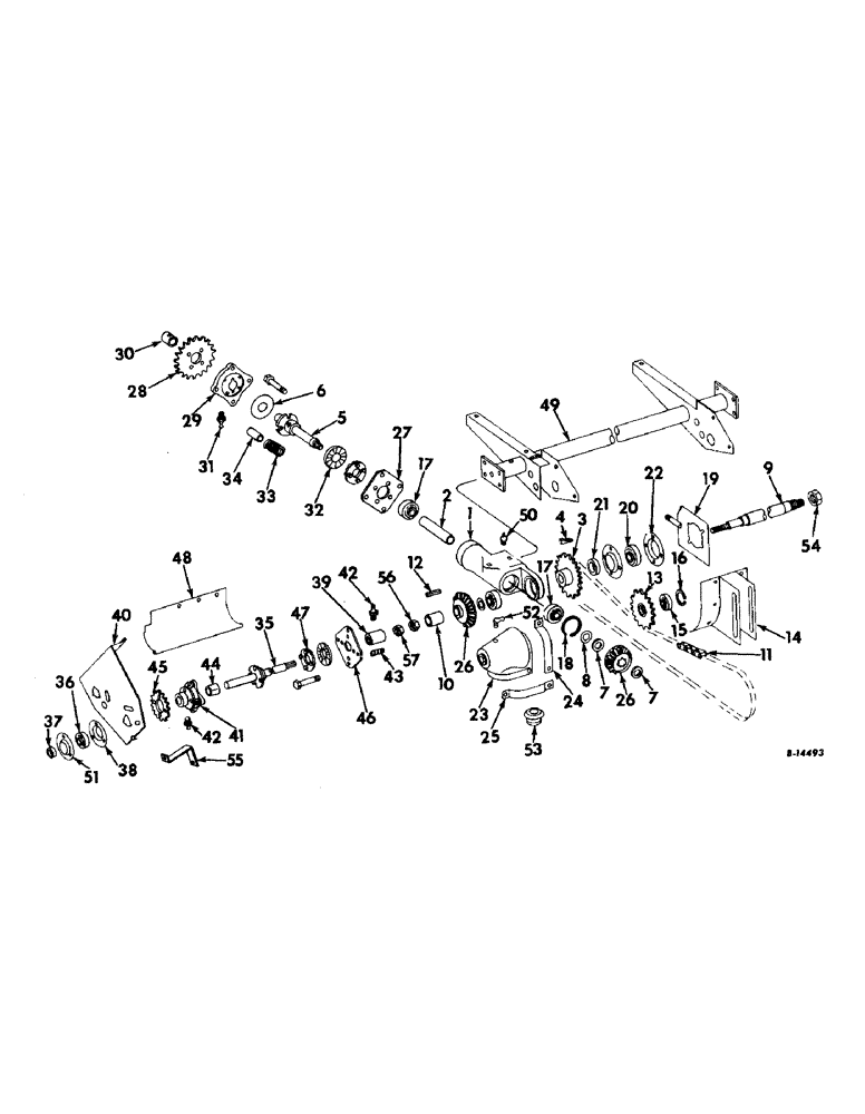 Схема запчастей Case IH 620N - (J-09) - MAIN DRIVE (58) - ATTACHMENTS/HEADERS