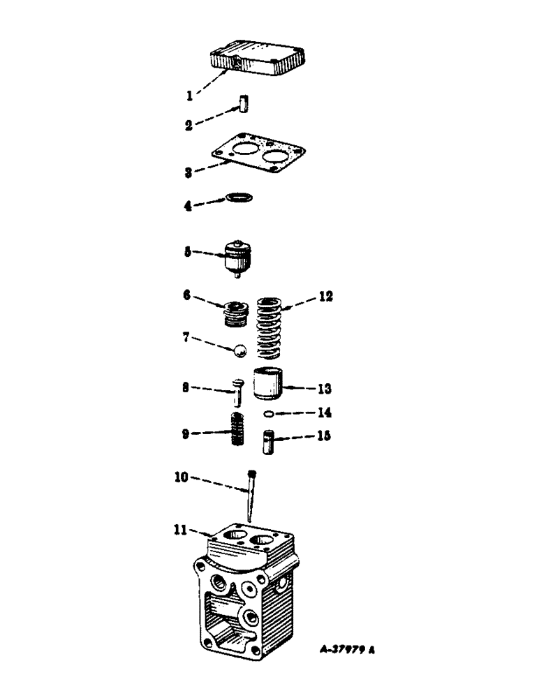 Схема запчастей Case IH 350 - (289) - HYDRAULIC SYSTEM, REGULATOR & SAFETY VALVE (07) - HYDRAULIC SYSTEM