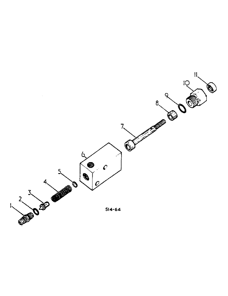 Схема запчастей Case IH 2500 - (07-086) - DECELERATOR VALVE, TWO POSITION (04) - Drive Train