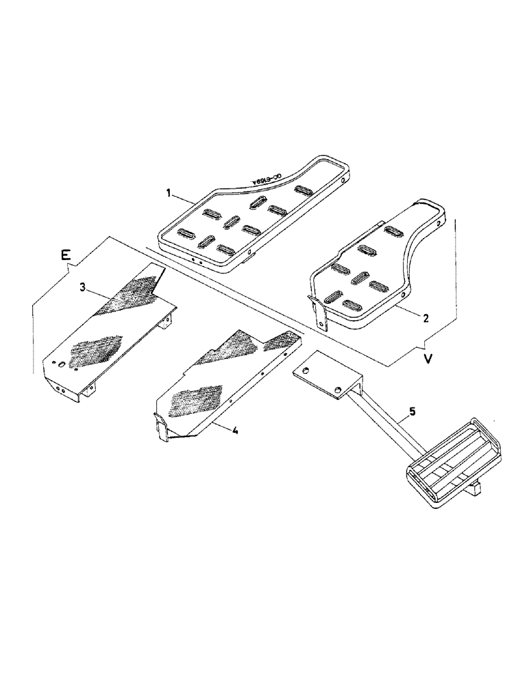 Схема запчастей Case IH 433 - (13-11) - PLATFORM (05) - SUPERSTRUCTURE