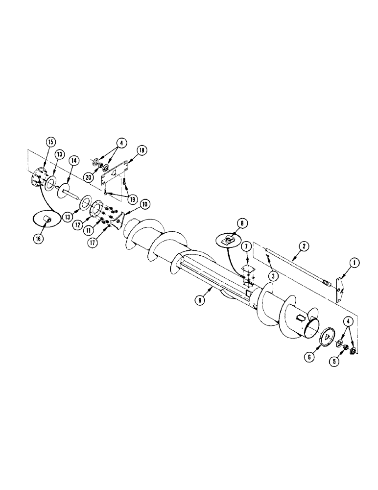 Схема запчастей Case IH 575 - (10) - AUGER 