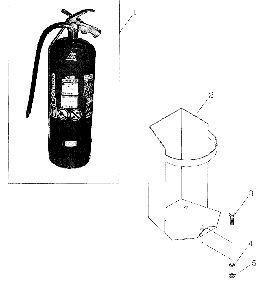 Схема запчастей Case IH 7700 - (A11[20]) - FIRE EXTINGUISHER Mainframe & Functioning Components