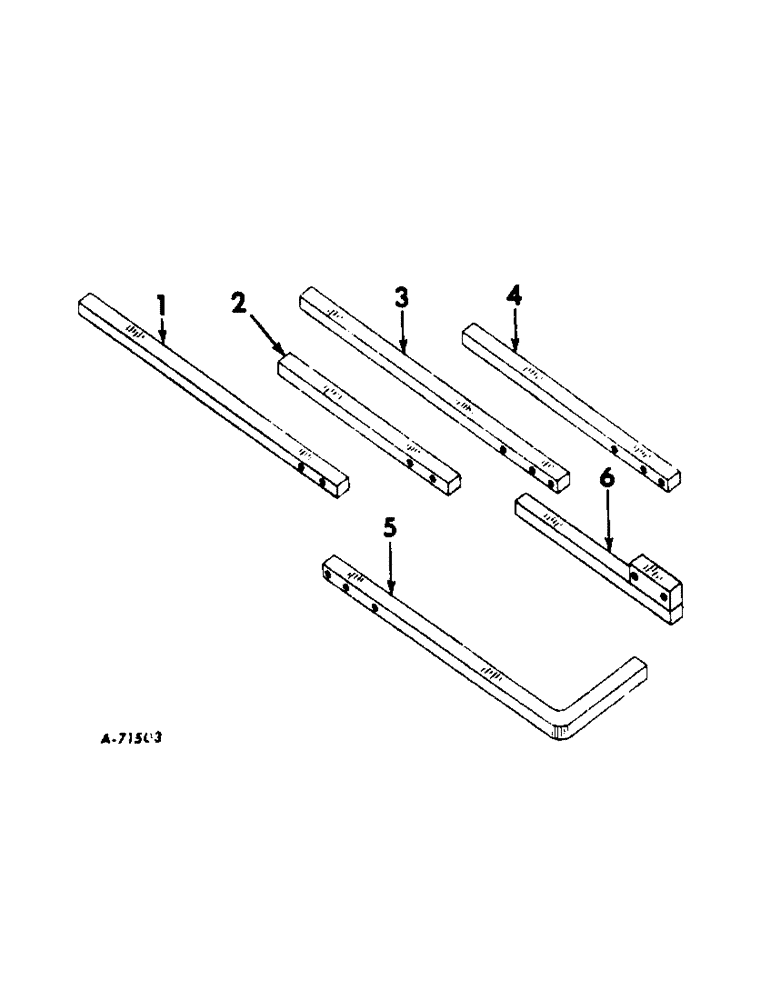 Схема запчастей Case IH 661 - (AB-12) - TOOL BAR, SQUARE 