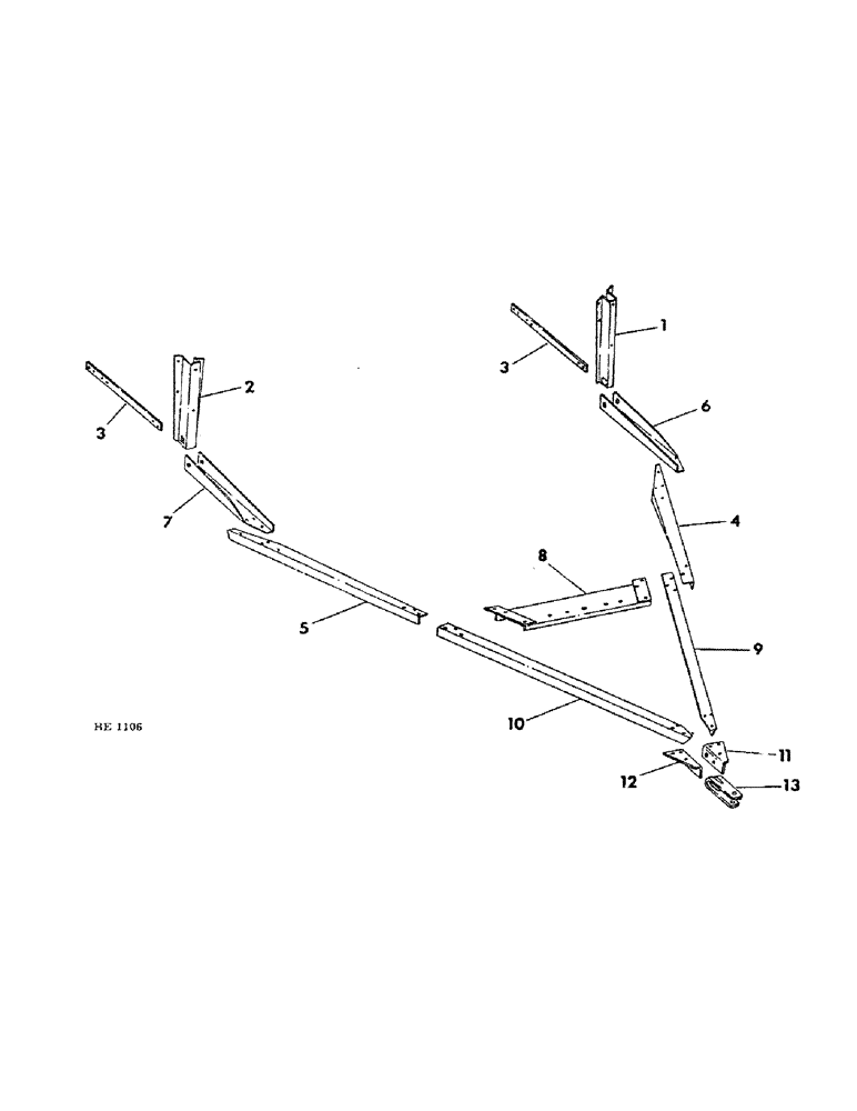 Схема запчастей Case IH 620 - (A-26) - SINGLE DRILL HITCH, ALL SIZE DRILLS 