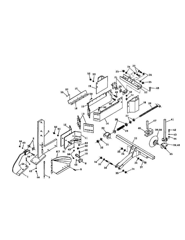 Схема запчастей Case IH AUSTOFT - (A01-09) - PLOUGH Mainframe & Functioning Components