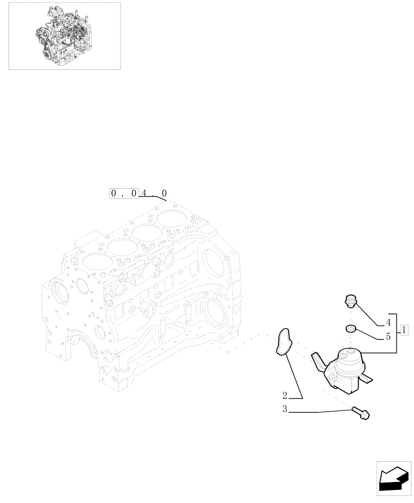 Схема запчастей Case IH MXU100 - (0.20.1) - FUEL PUMP (01) - ENGINE