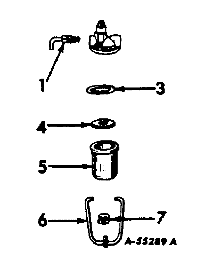 Схема запчастей Case IH 460 - (046) - FUEL SYSTEM, FUEL STRAINER, FARMALL 460 SERIES (02) - FUEL SYSTEM