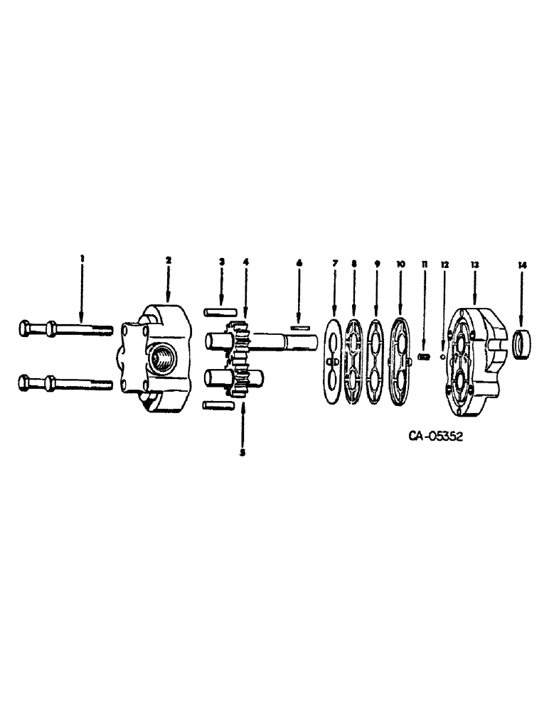 Схема запчастей Case IH 4120 - (10-4) - HYDRAULICS, HYDRAULIC PUMP (07) - HYDRAULICS