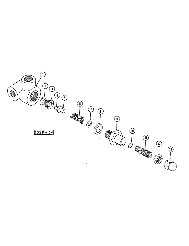 Схема запчастей Case IH 1529 - (058) - RELIEF VALVE 