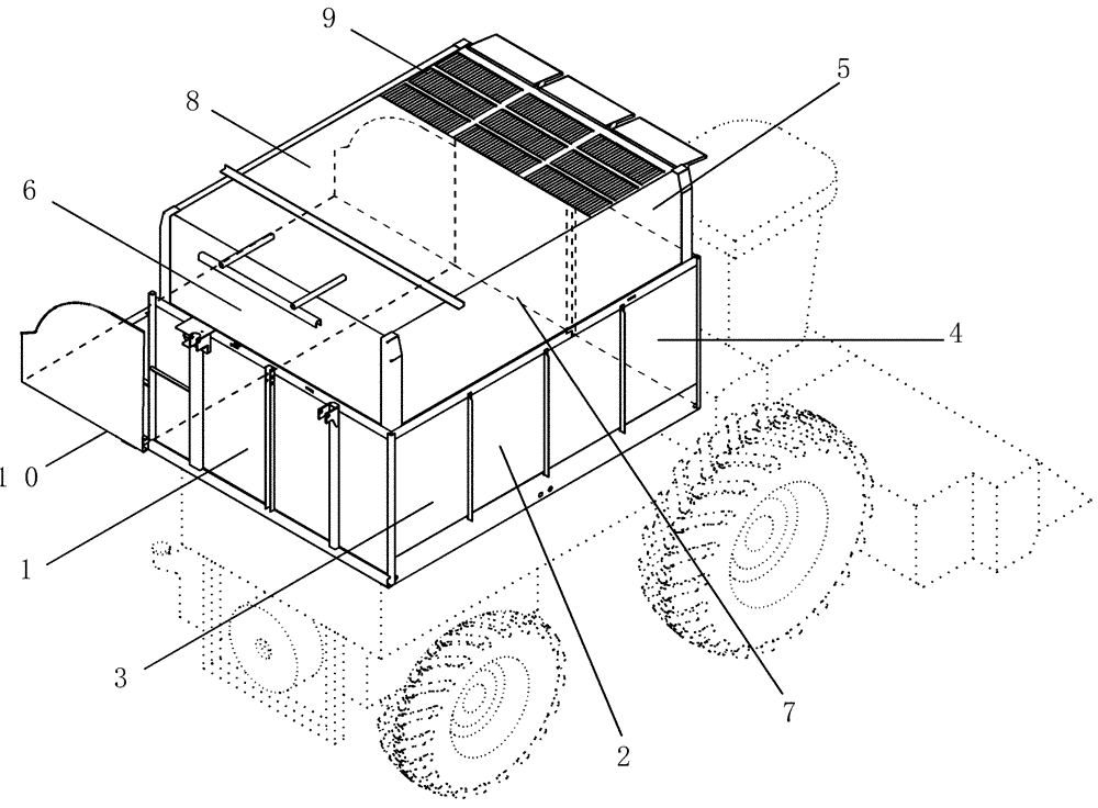 Схема запчастей Case IH CPX610 - (09D-01) - MAJOR BASKET ASSEMBLIES (16) - BASKET