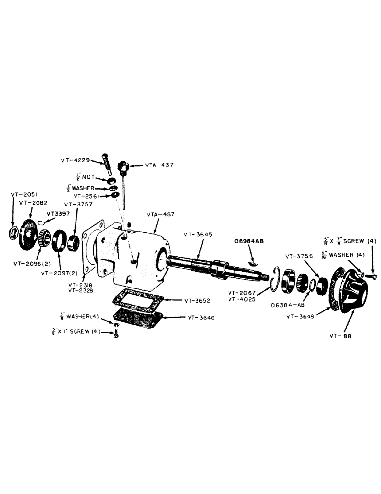 Схема запчастей Case IH VAC11-SERIES - (114) - BELT PULLEY AND HYDRAULIC PUMP HOUSING (08) - HYDRAULICS