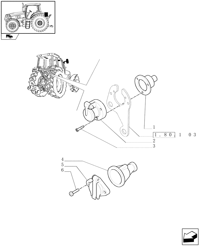 Схема запчастей Case IH PUMA 210 - (1.76.0[07]) - TRAILER SOCKET (06) - ELECTRICAL SYSTEMS