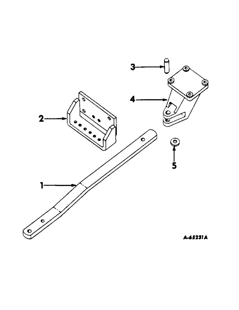 Схема запчастей Case IH 404 - (126) - DRAWBARS AND HITCHES, SWINGING DRAWBAR Drawbar & Hitches