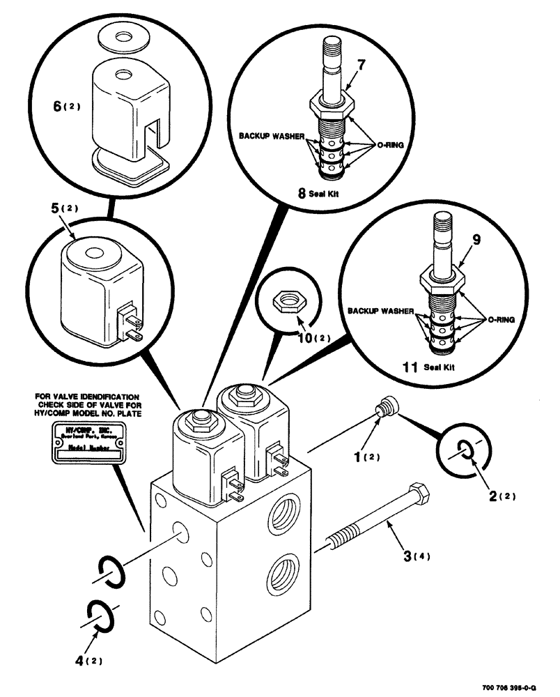 Схема запчастей Case IH 8575 - (08-014) - HYDRAULIC CONTROL VALVE ASSEMBLY, 700706395 HYDRAULIC CONTROL VALVE COMPLETE (07) - HYDRAULICS