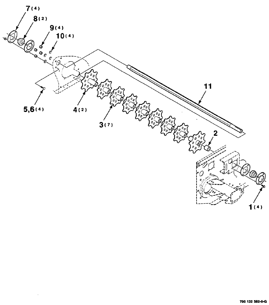 Схема запчастей Case IH RS561 - (06-036) - REINK ASSEMBLY (S.N. CFH0156400 AND LATER) (13) - FEEDER