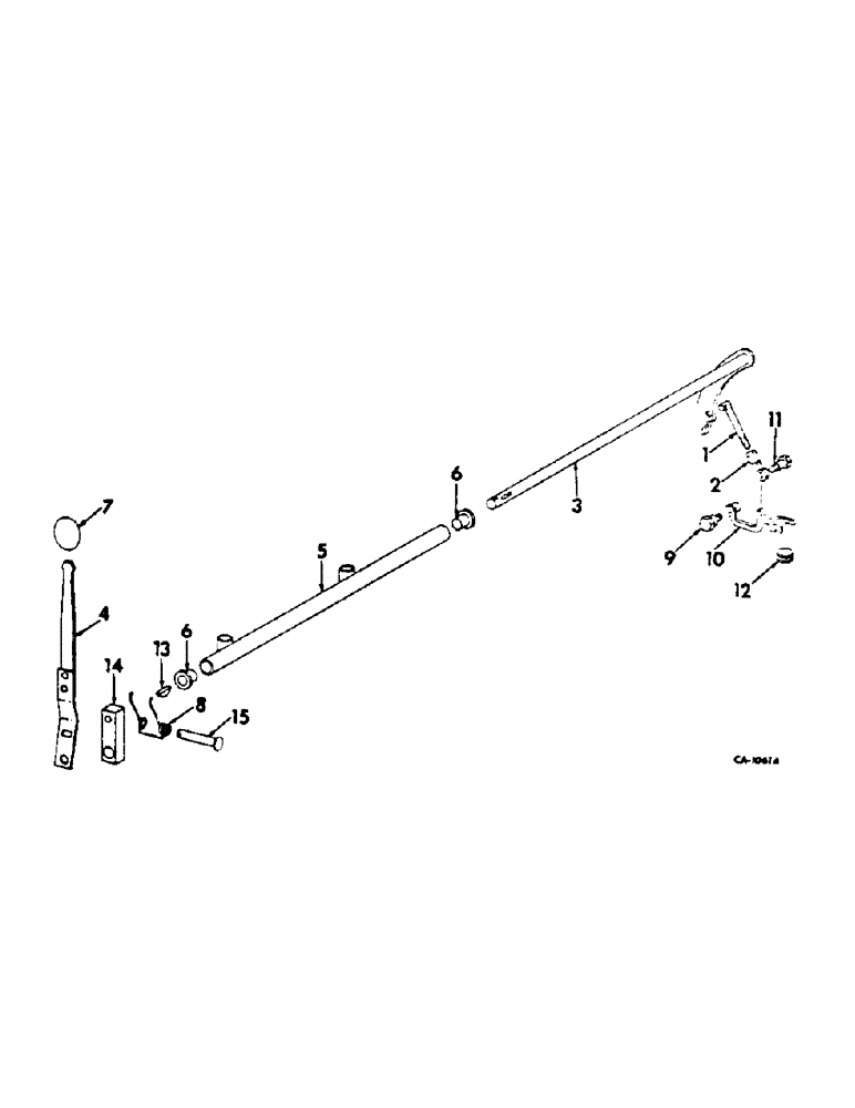 Схема запчастей Case IH 454 - (07-51) - DRIVE TRAIN, POWER TAKE-OFF LEVER AND CONNECTIONS (04) - Drive Train