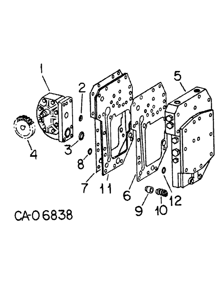 Схема запчастей Case IH 1586 - (10-02) - HYDRAULIC, HYDRAULIC POWER SUPPLY, ON CLUTCH HOUSING, 1586 TRACTOR WITH SERIAL NO. 21000 AND ABOVE (07) - HYDRAULICS