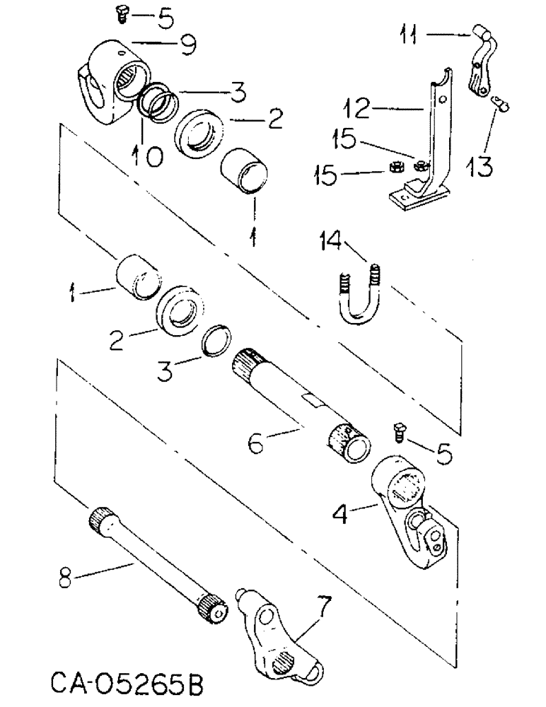 Схема запчастей Case IH 3788 - (10-24) - HYDRAULICS, DRAFT SENSING (07) - HYDRAULICS