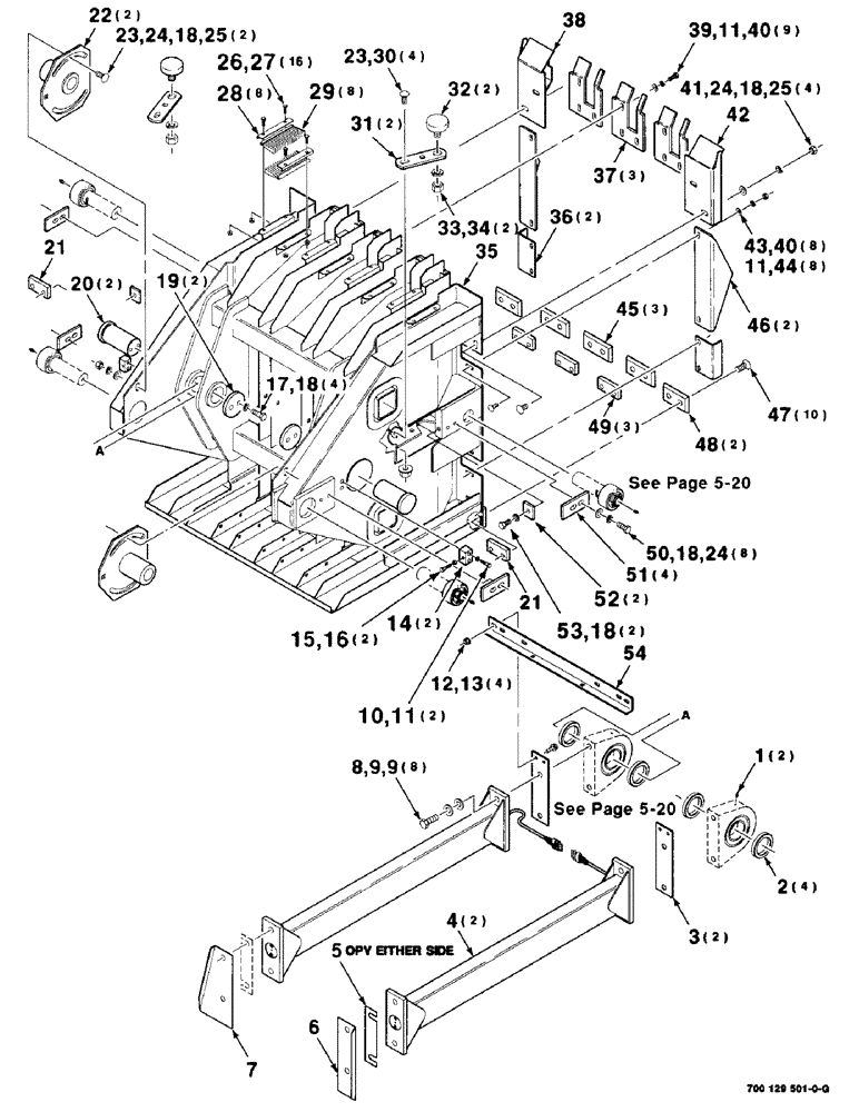 Схема запчастей Case IH 8575 - (5-18) - PLUNGER ASSEMBLY (13) - FEEDER