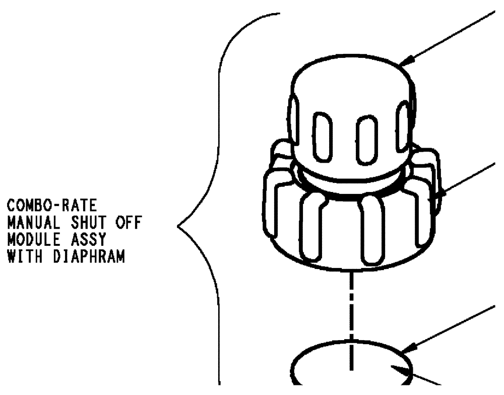 Схема запчастей Case IH SPX3310 - (09-066) - MODULE, SHUTOFF W/DIAPHRAM Liquid Plumbing