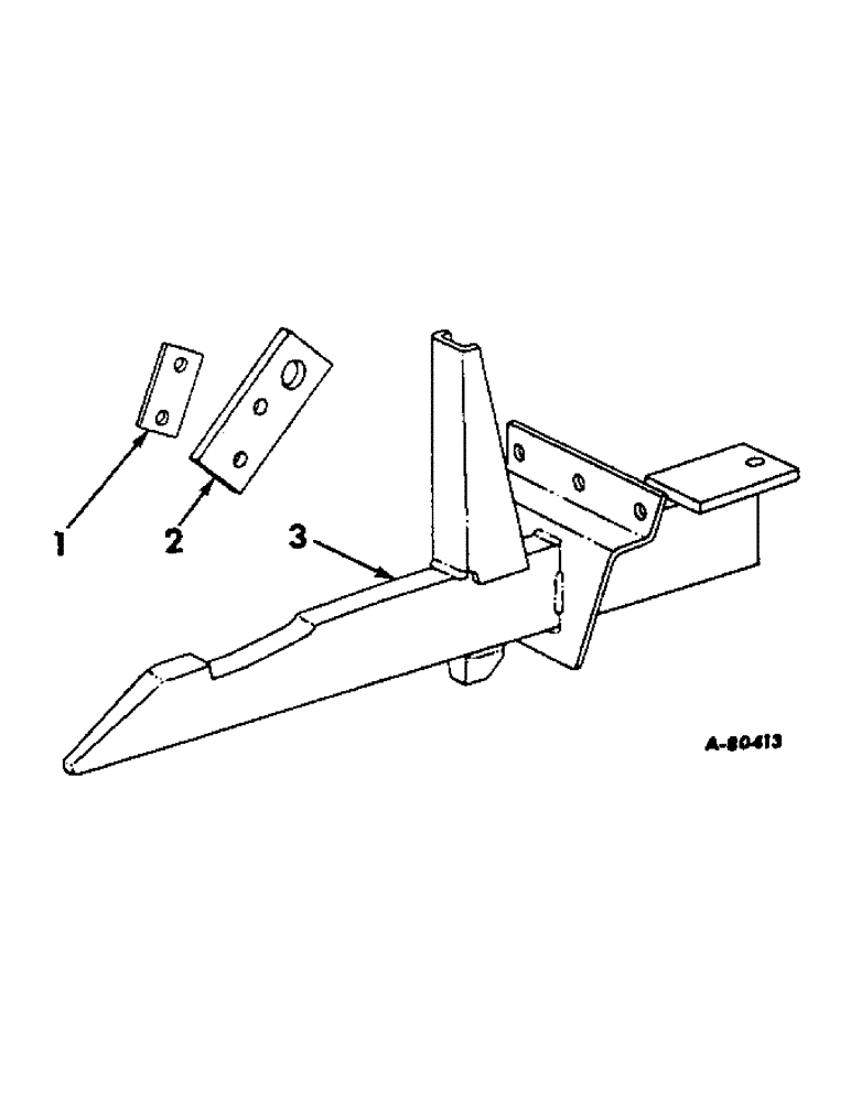 Схема запчастей Case IH 60F - (K-05) - ONE-POINT FAST-HITCH COMPLETING PACKAGE, FOR 5-1/2 FT. 60 