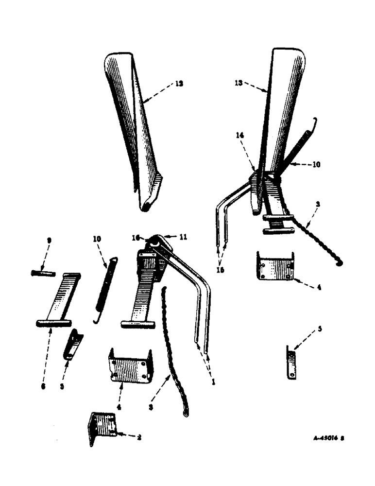 Схема запчастей Case IH 420 - (114) - PLANT LIFTER (58) - ATTACHMENTS/HEADERS