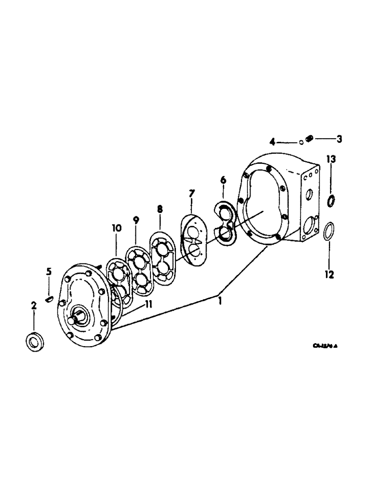 Схема запчастей Case IH 454 - (10-24) - HYDRAULICS, HYDRAULIC GEAR PUMP, CESSNA (07) - HYDRAULICS