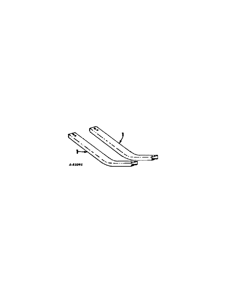 Схема запчастей Case IH 430 - (E-81[A]) - NEEDLE GUARD ATTACHMENT WHEN ORDERED 