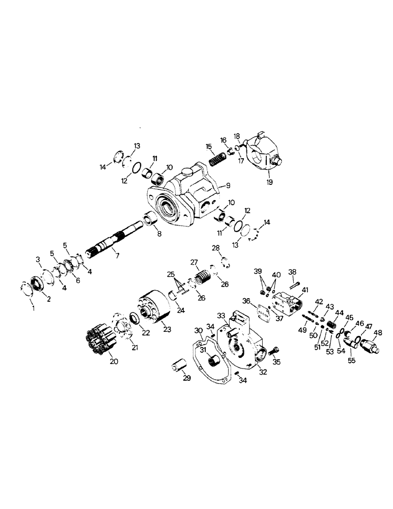 Схема запчастей Case IH STEIGER - (08-10) - PISTON PUMP ASSEMBLY (07) - HYDRAULICS