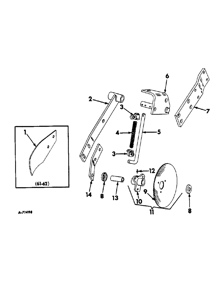 Схема запчастей Case IH 449A - (E-47) - COVERING BLADE 