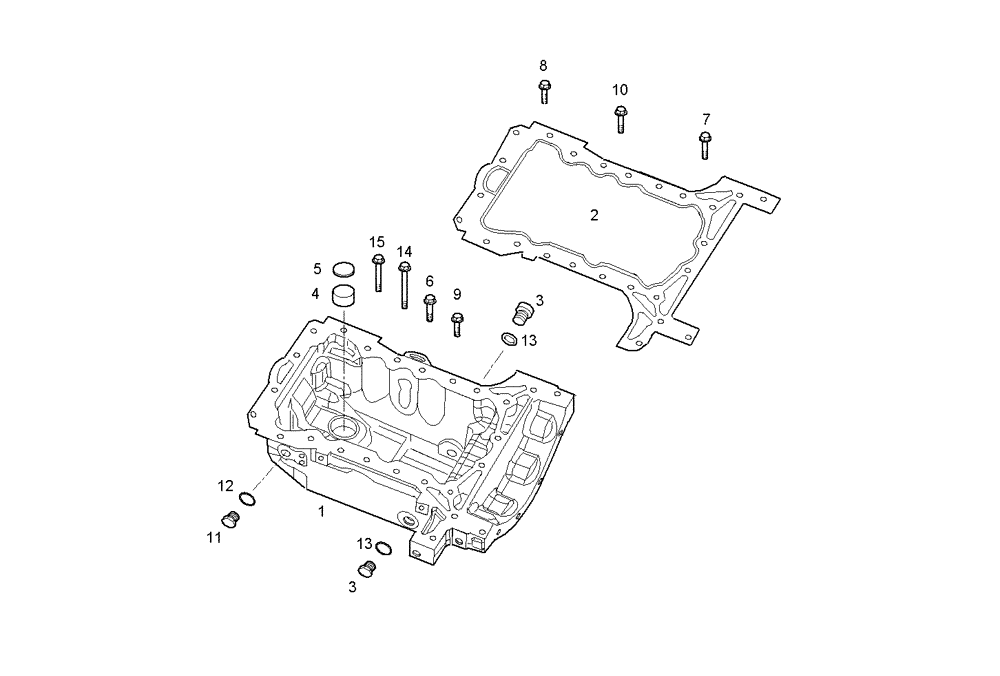 Схема запчастей Case IH F4CE0304B D601 - (0420.190) - OIL SUMP 