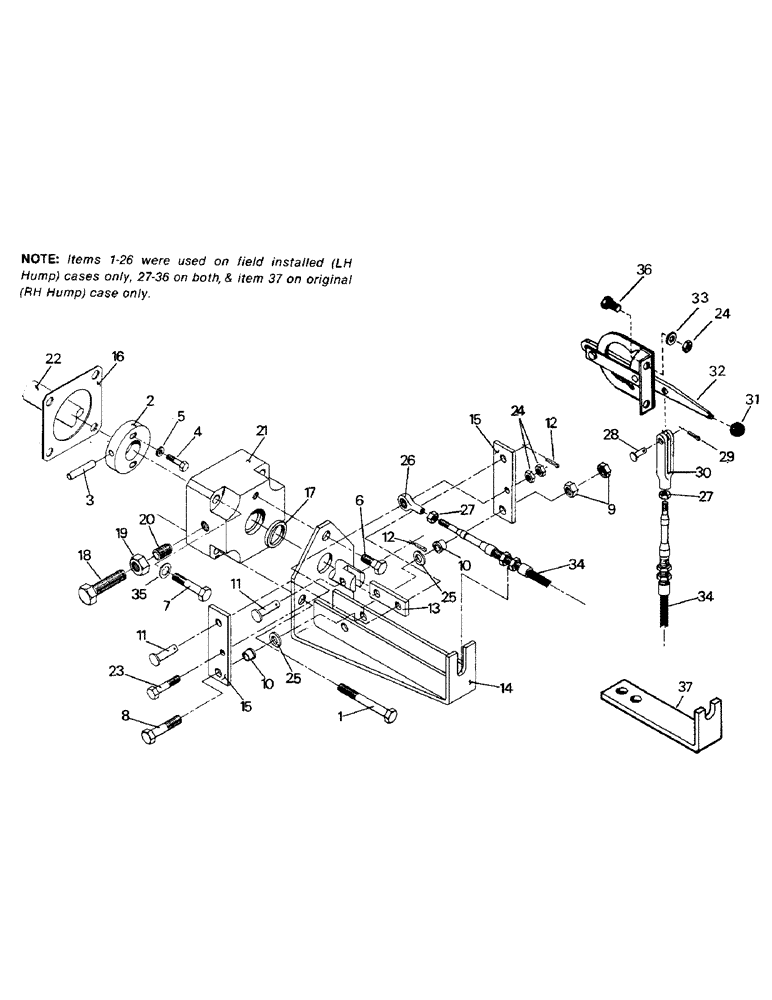 Схема запчастей Case IH STEIGER - (01-16) - TWO SPEED TRANSFER CASE CONTROLS (10) - CAB