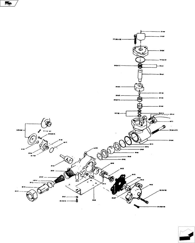 Схема запчастей Case IH 4200 II - (35.106.04) - B-9500 REGULATOR PARTS LIST (35) - HYDRAULIC SYSTEMS