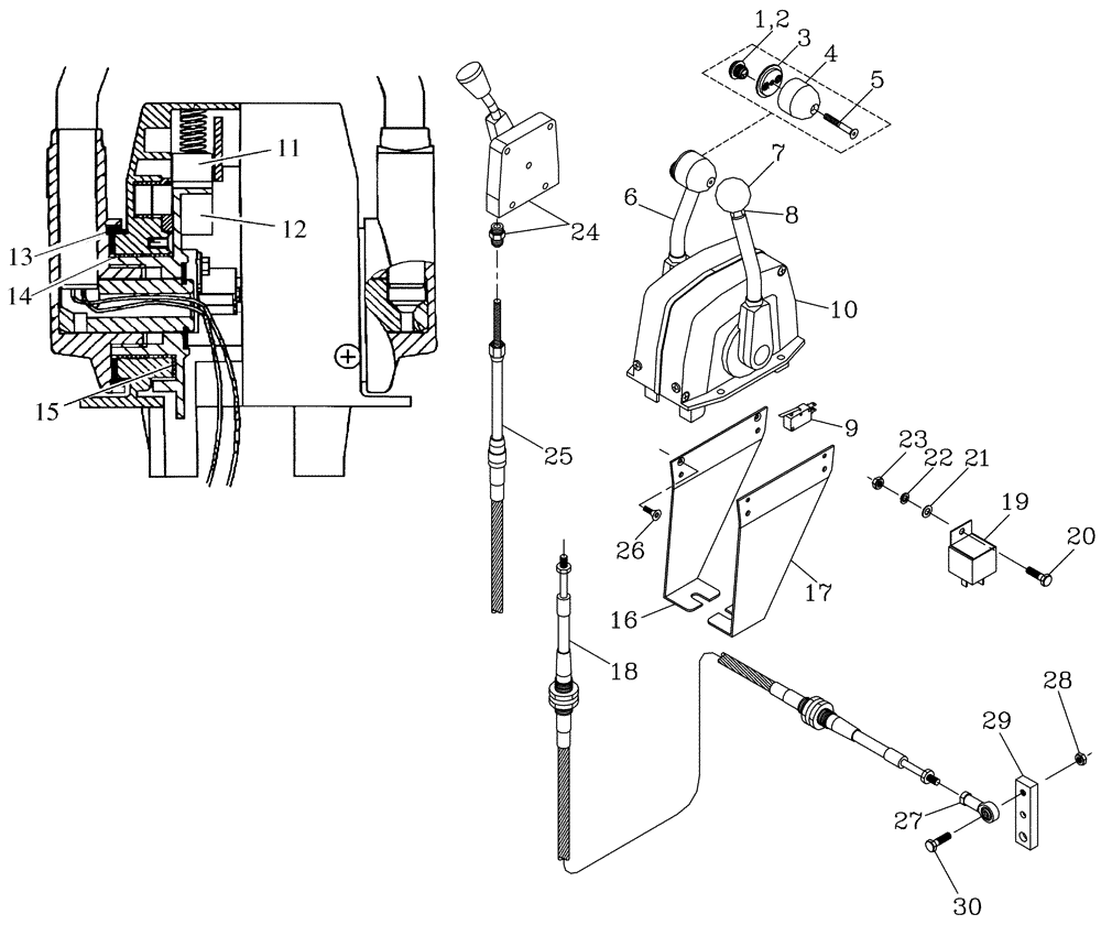 Схема запчастей Case IH 7700 - (A11[09]) - PEDESTAL CONTROLS {7700} Mainframe & Functioning Components