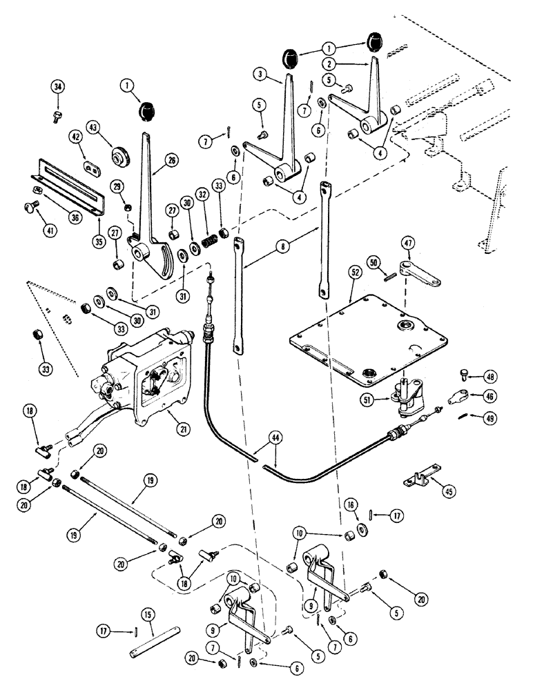 Схема запчастей Case IH 870 - (226) - REMOTE HYDRAULICS & DRAFT CONTROLS (08) - HYDRAULICS