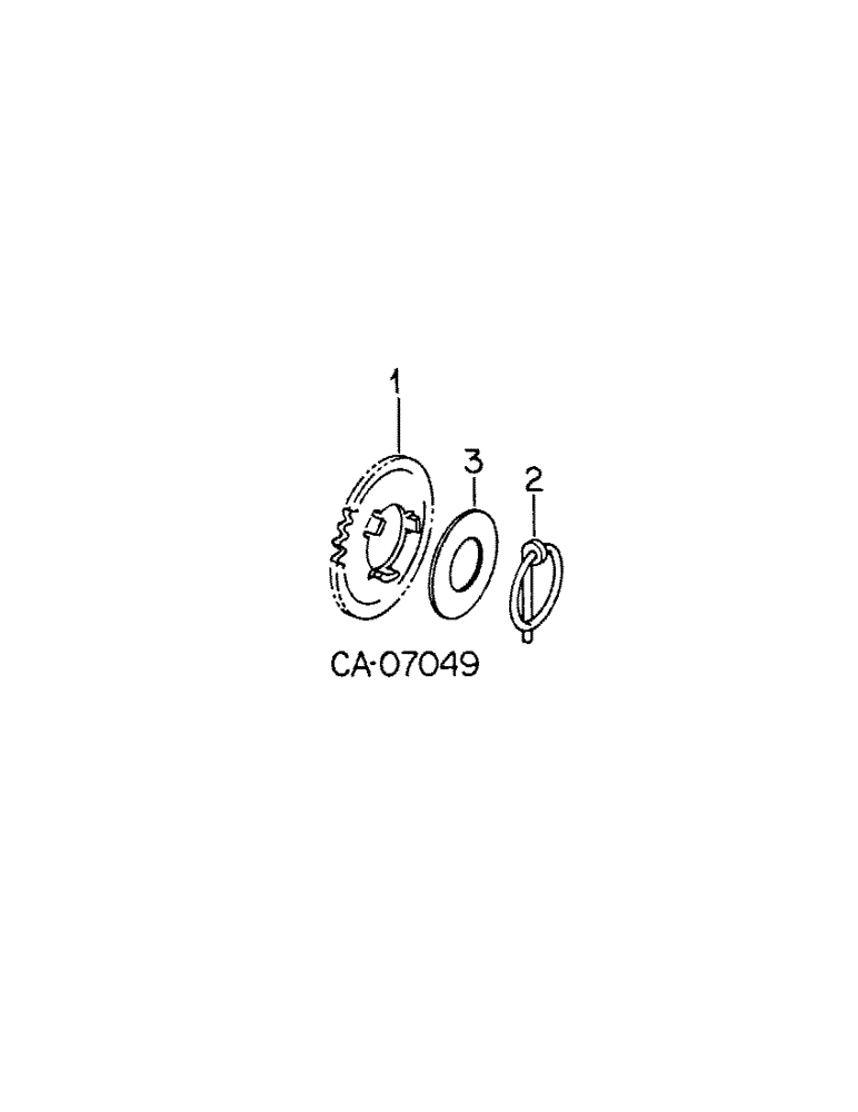 Схема запчастей Case IH 500 - (C-11[A]) - PLATE SPROCKET PARTS ACCESSORY PACKAGE 