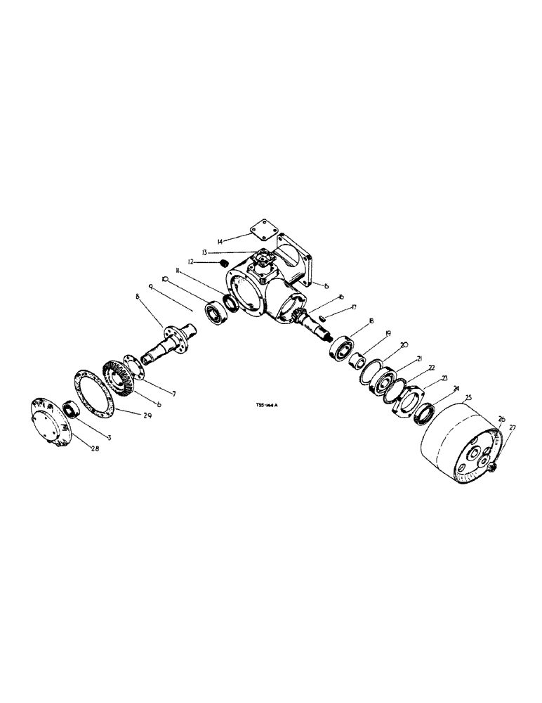 Схема запчастей Case IH 444 - (6-11) - BELT PULLEY AND SHIELD ATTACHMENT (09) - CHASSIS