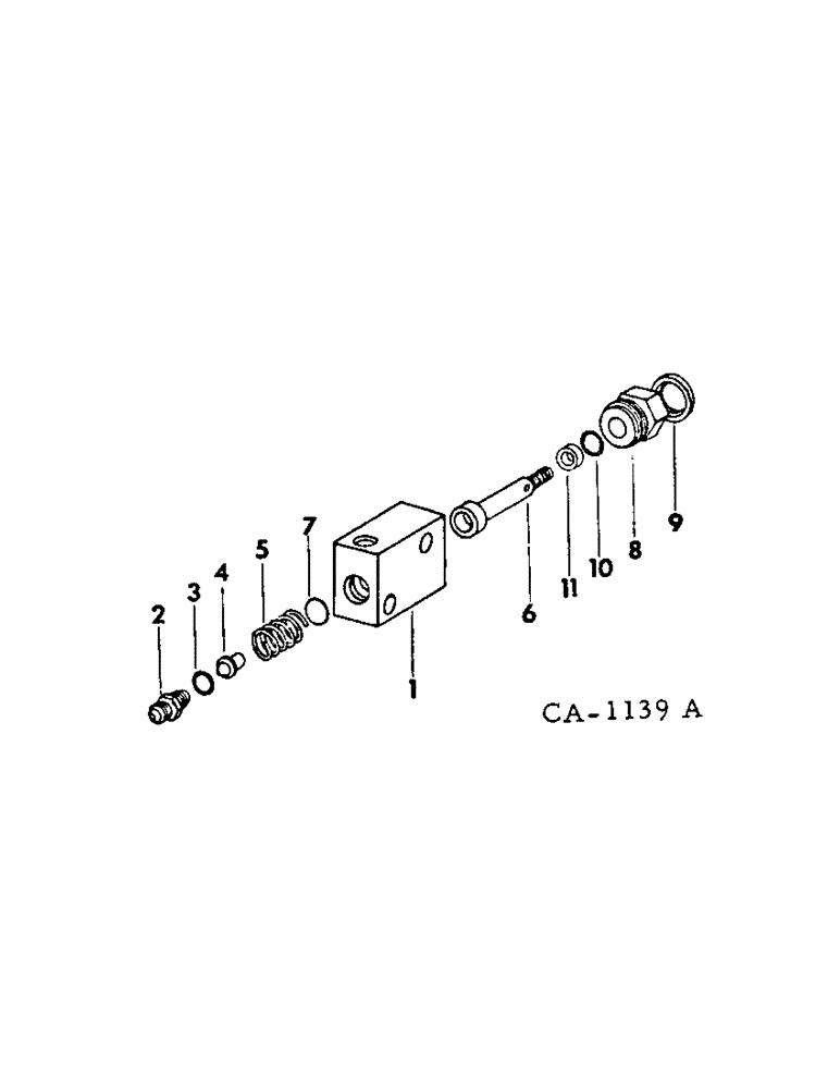 Схема запчастей Case IH 574 - (07-38[1]) - DRIVE TRAIN, FOOT-N-INCH AND DECELERATOR VALVE (04) - Drive Train