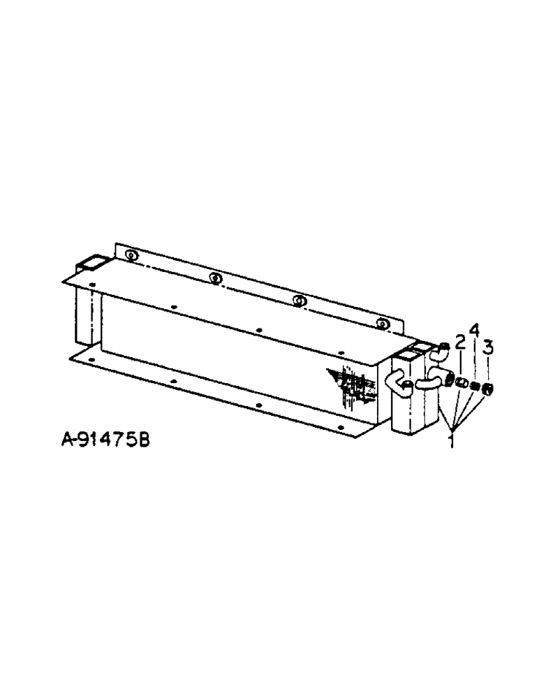 Схема запчастей Case IH 616 - (F-25[1]) - HYDRAULIC OIL COOLER, COTTON PICKERS WITH HYDROSTATIC DRIVE (07) - HYDRAULIC SYSTEM