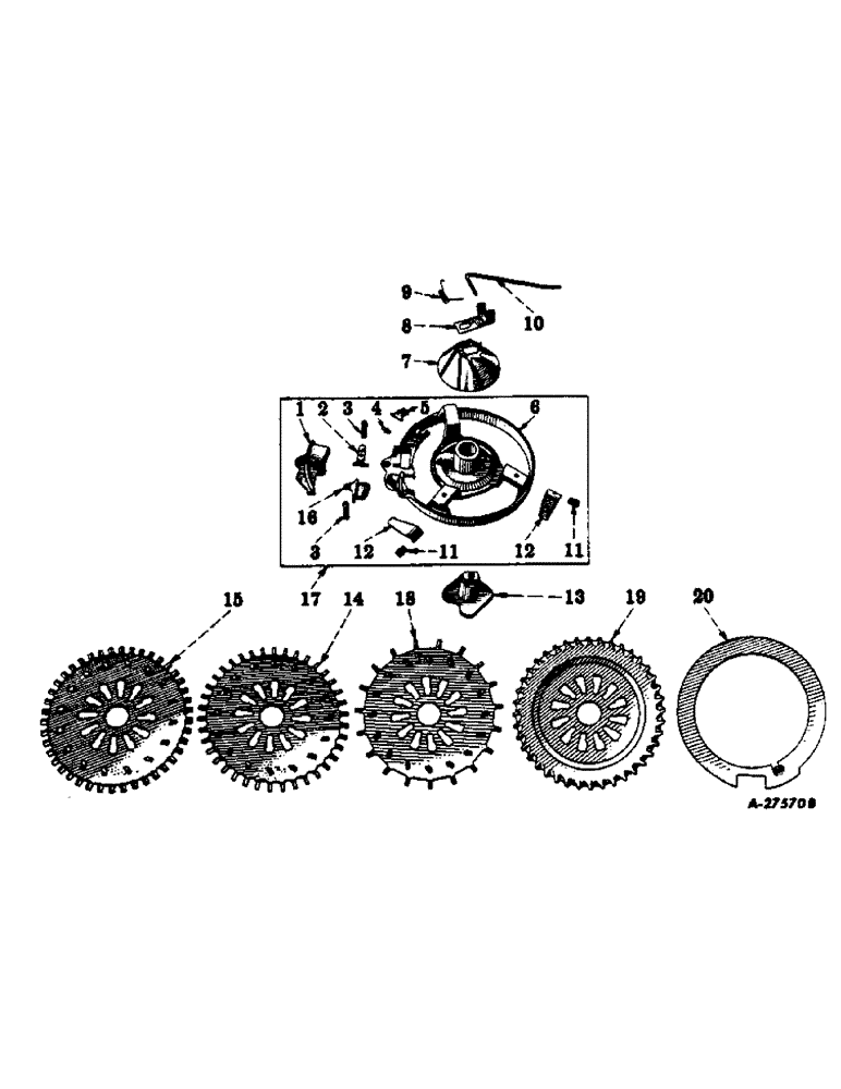 Схема запчастей Case IH 466 - (J-31) - COTTON PLANTING EQUIPMENT, FOR COMBINATION HOPPER 