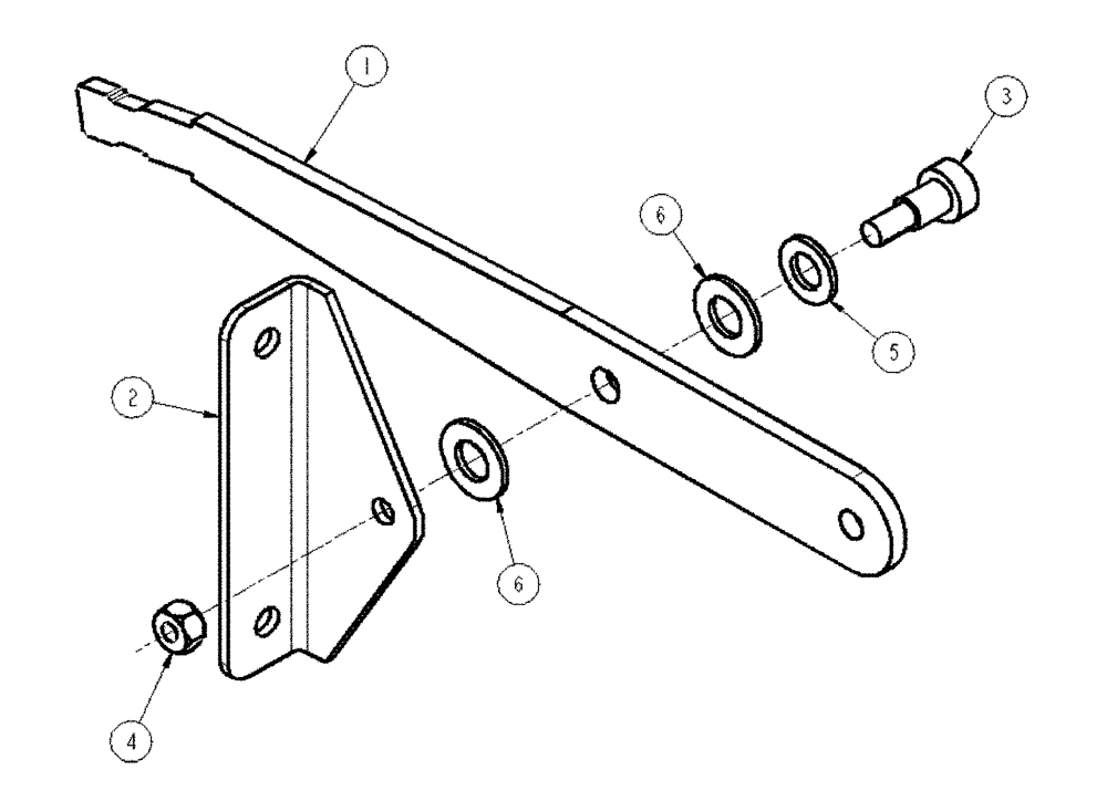 Схема запчастей Case IH SPX4260 - (04-049) - REMOTE THROTTLE LEVER Suspension & Frame