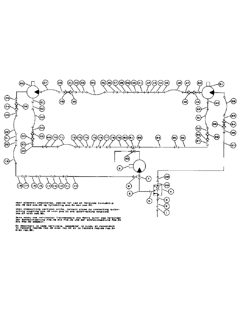 Схема запчастей Case IH 1030 - (3-3[01]) - HYDRAULICS SIDE KNIFE (35) - HYDRAULIC SYSTEMS