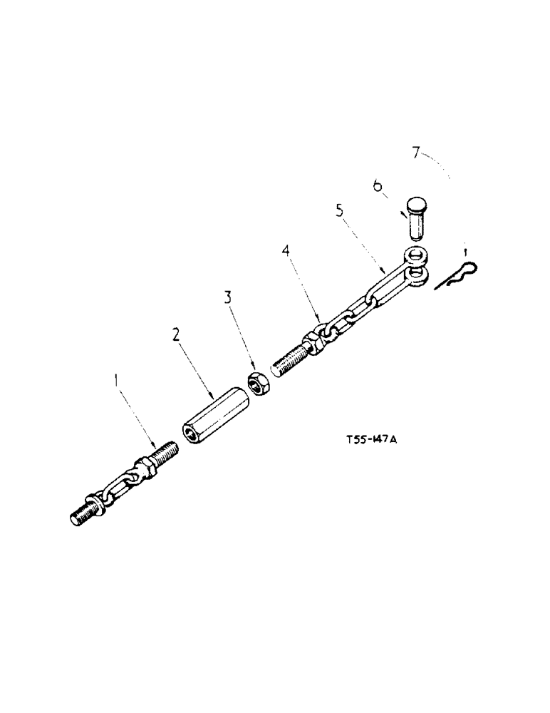 Схема запчастей Case IH 434 - (6-063) - HEAVY DUTY CHECK CHAIN ATTACHMENT - ATTACHMENTS (06) - POWER TRAIN