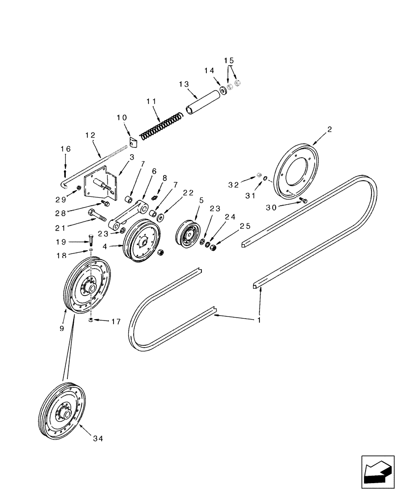 Схема запчастей Case IH 2577 - (88.230.20) - STRAW SPREADER - DRIVE (88) - ACCESSORIES