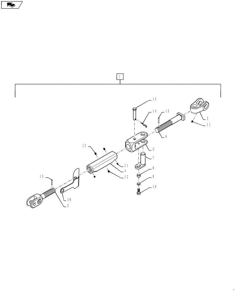 Схема запчастей Case IH STEIGER 500 - (35.120.06) - LINK ASSEMBLY - LIFT (35) - HYDRAULIC SYSTEMS