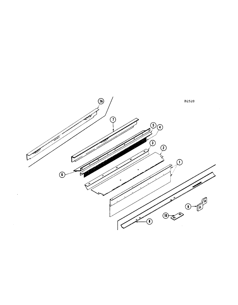 Схема запчастей Case IH 303 - (18[1]) - ATTACHING PARTS, 1060 / 1160 (58) - ATTACHMENTS/HEADERS