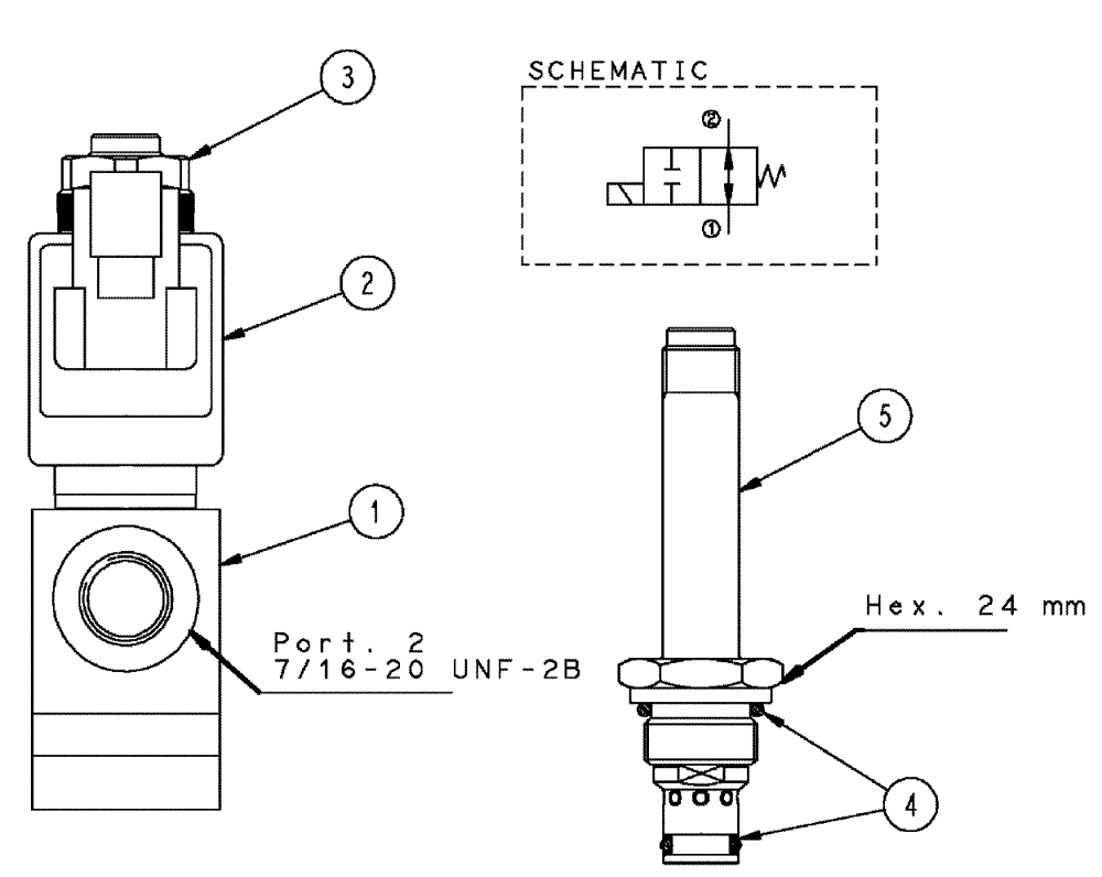 Схема запчастей Case IH SPX3320 - (06-016) - VALVE, SHUNT Hydraulic Plumbing