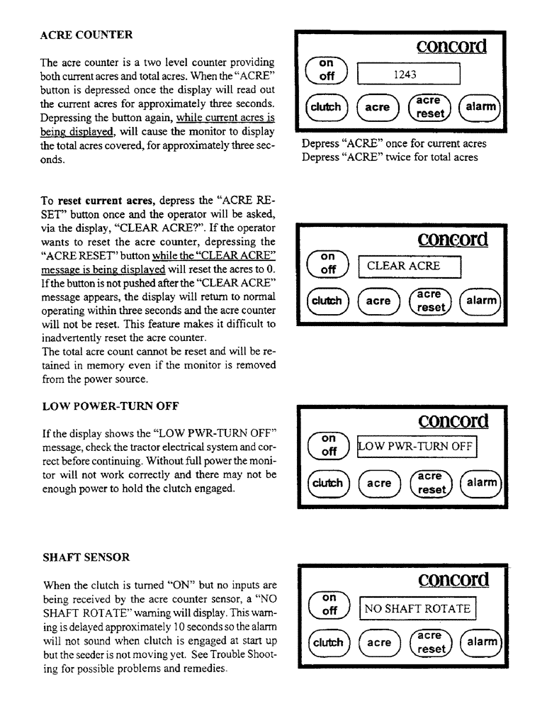 Схема запчастей Case IH 2400 - (C26) - MODEL 100 MONITOR SYSTEM, CONTINUED 