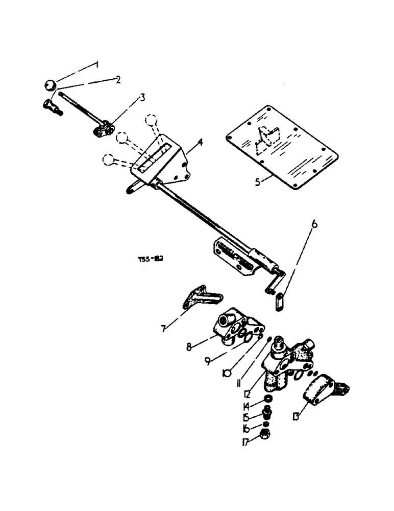 Схема запчастей Case IH 444 - (5-21) - AUXILIARY VALVE ATTACHMENTS, WITH ONE S.A. OR ONE D.A. VALVE, KEY TO UNITS (08) - HYDRAULICS