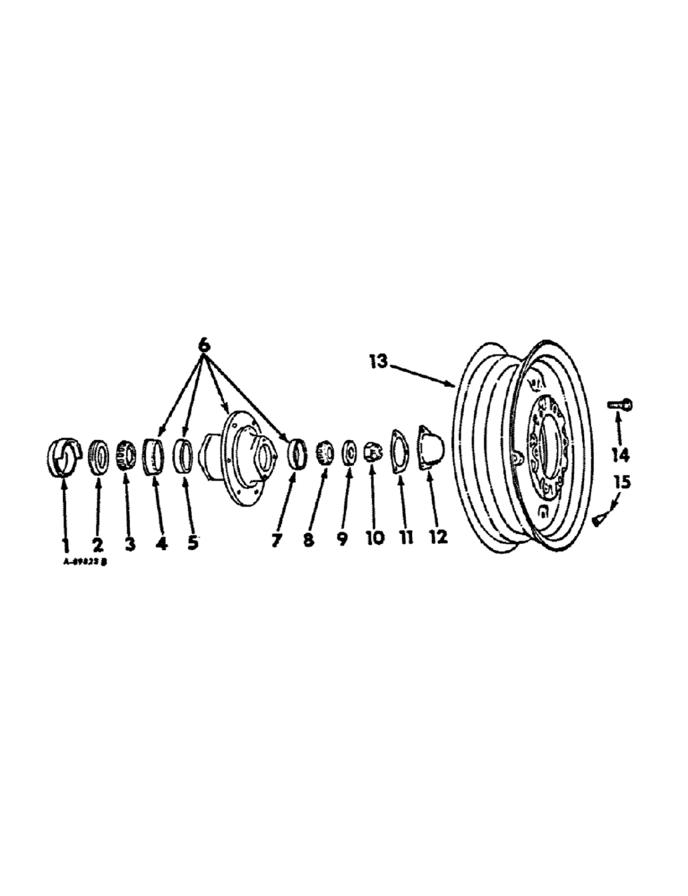 Схема запчастей Case IH 656 - (L-03) - WHEELS & WHEEL WEIGHTS, FRONT WHEELS, FARMALL TRACTORS Wheels & Wheel Weights